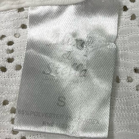 Beach Swimsuit Cover Up Women's S White Soft Stretchy Comfy Lightweight Tie - Picture 8 of 8